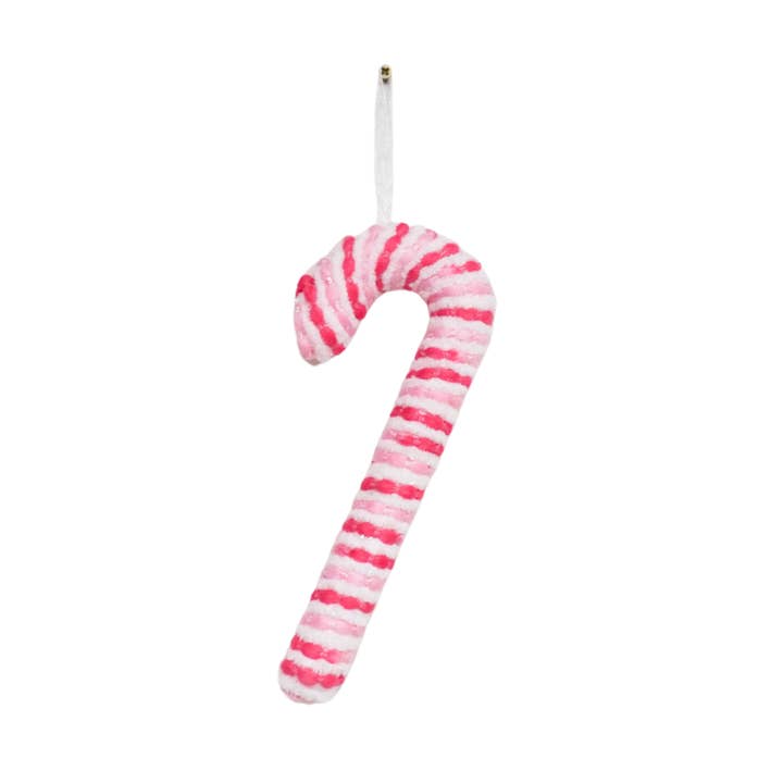 Housevitamin bv - Wholesale Kerstdecoratie - Decoratie - Suikerstok - Schuim - Roze - 21cm0