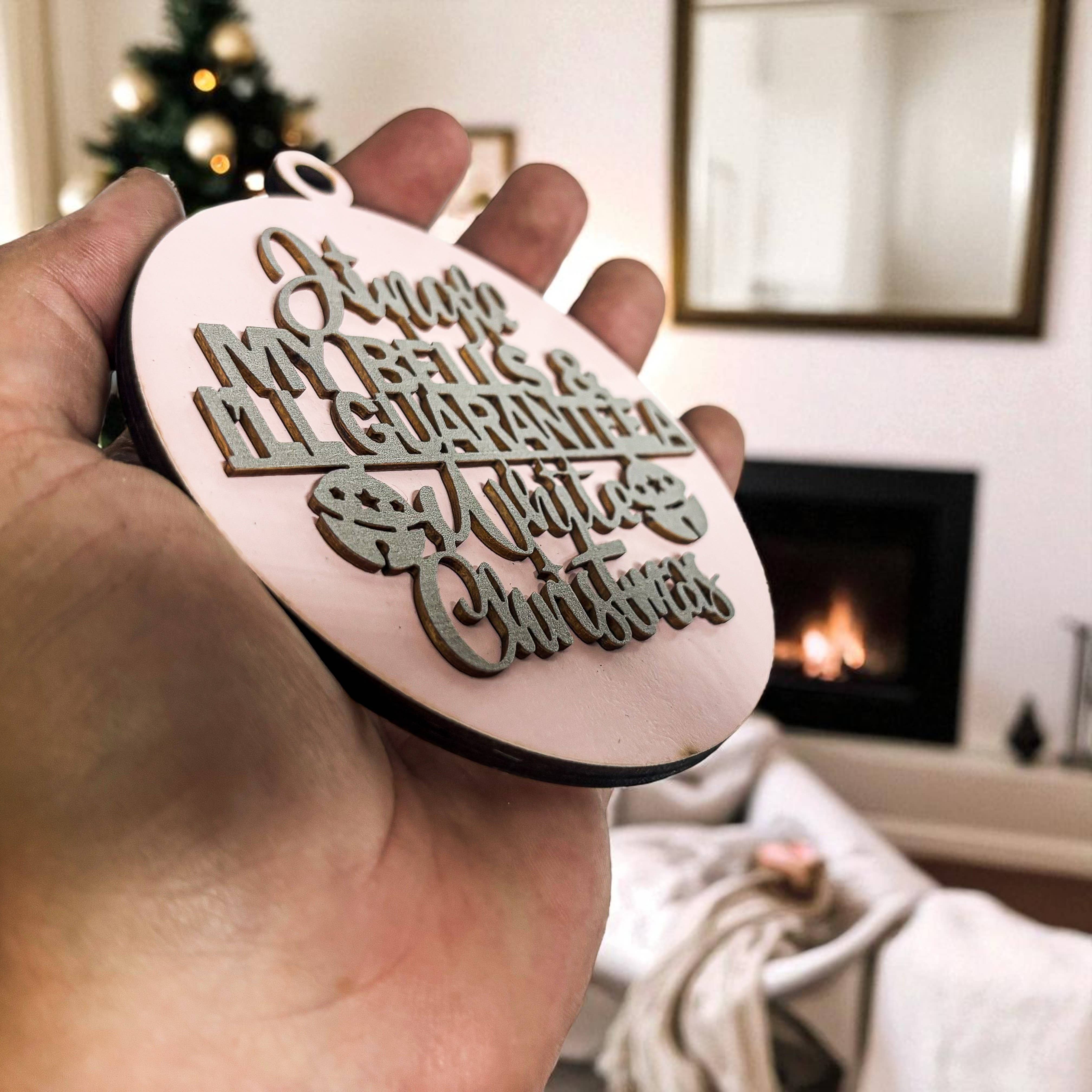 Gia Roma - Wholesale Ornament - Hanging Christmas Decor + Handmade Wooden Ornament Funny111