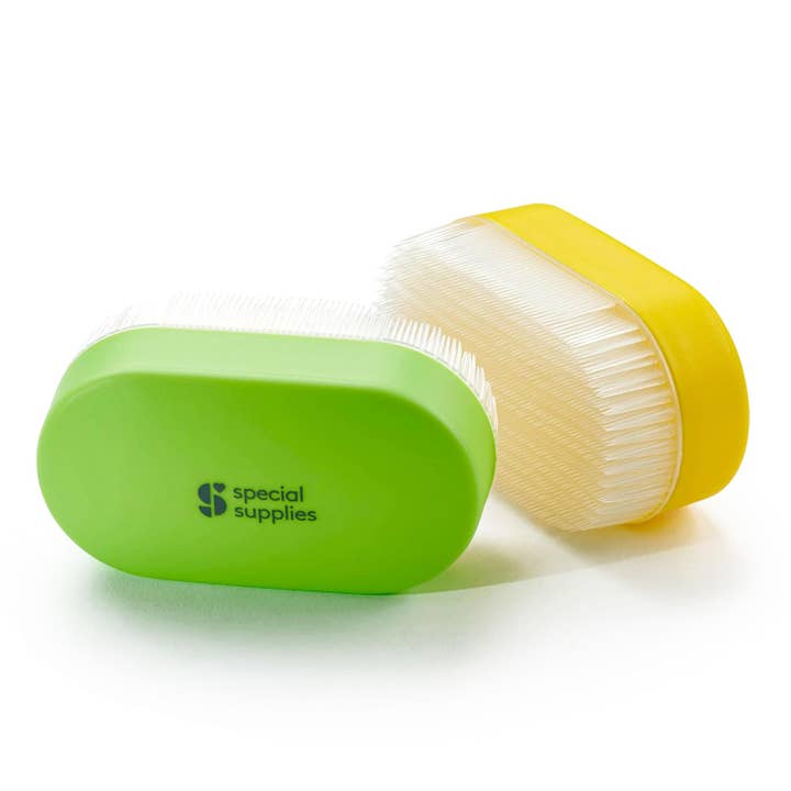 Special Supplies - Wholesale Body Brush - Sensory Brush Therapressure Therapy Brush for Occupational and Sensory Brushing, 6 Pack, Stimulating and Calming Tools for Kids and Adults, Soft Flexible Bristles, Latex Free