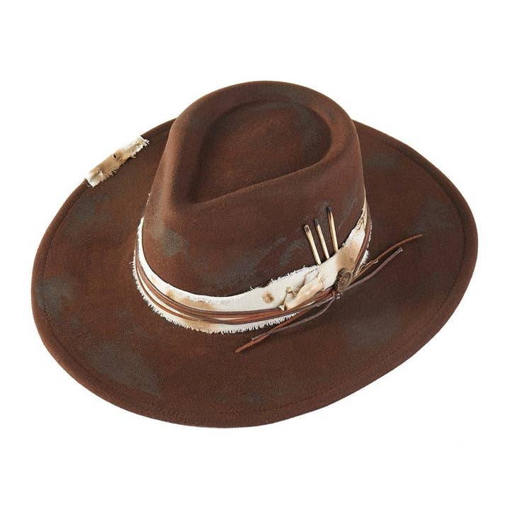 MiMi Wholesale - Wholesale Cowboy Hat - Women's - MH0277 Carrie Vintage Shapeable Cowboy/Fedora Hat2
