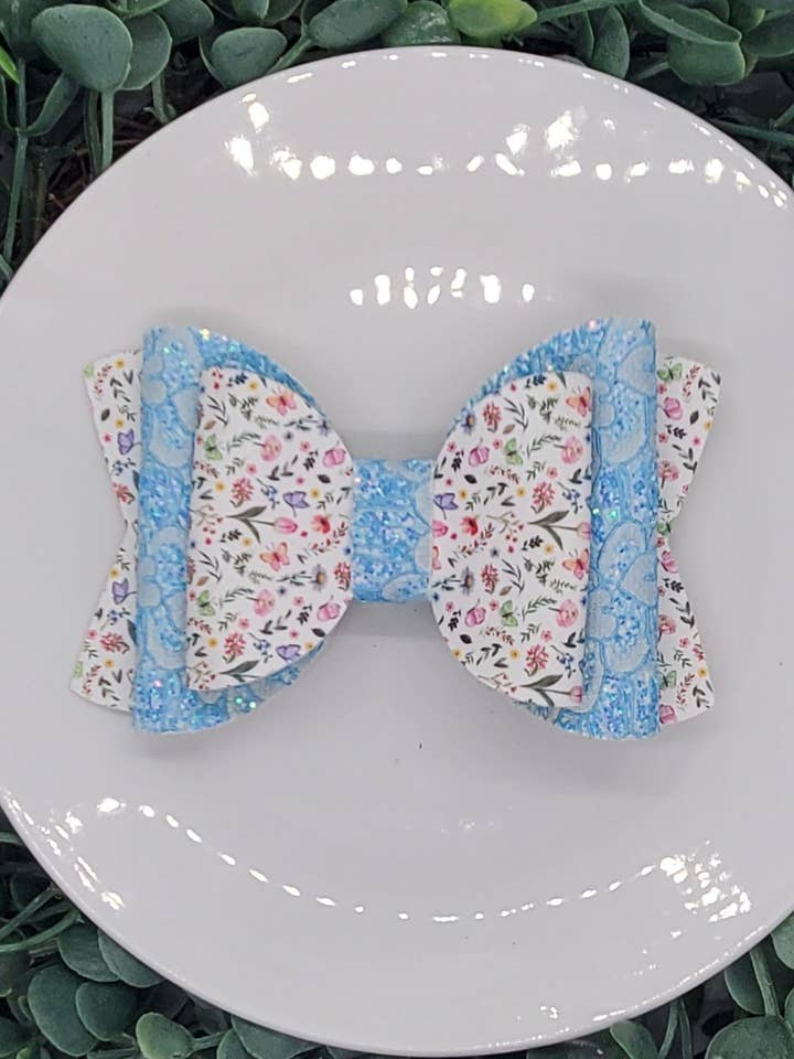 Nœud floral 5" pour la vente par Ashcraft Creations & Designs