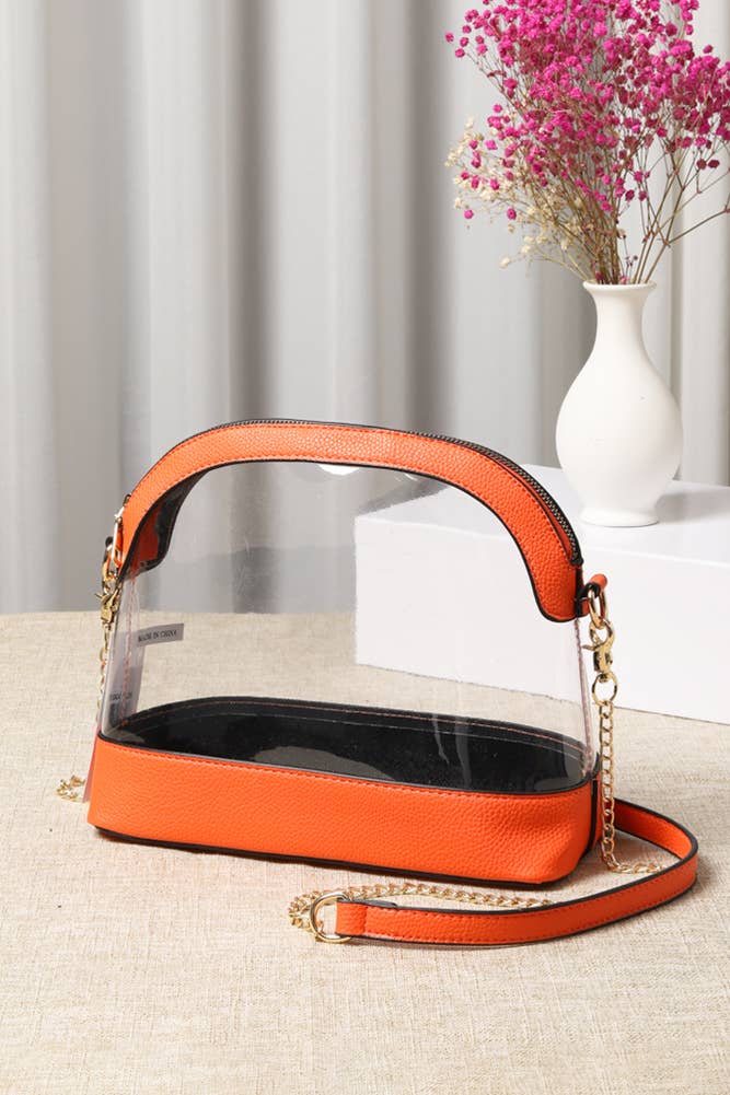 Hana – bolsa tiracolo - Mulher por atacado – Bolsa transparente para estádio e shows7
