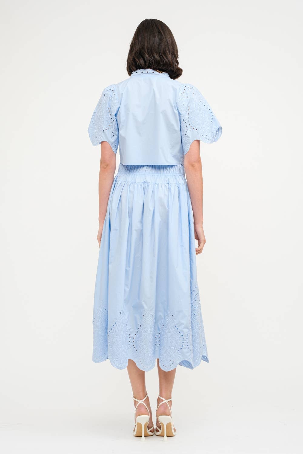 MARGOT BABY BLUE BLOUSE for wholesale on Faire3