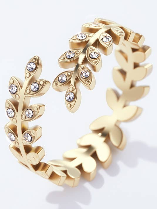 Stainless steel ring 424RX135 for wholesale by BYREN | ÉLINE L'ATELIER