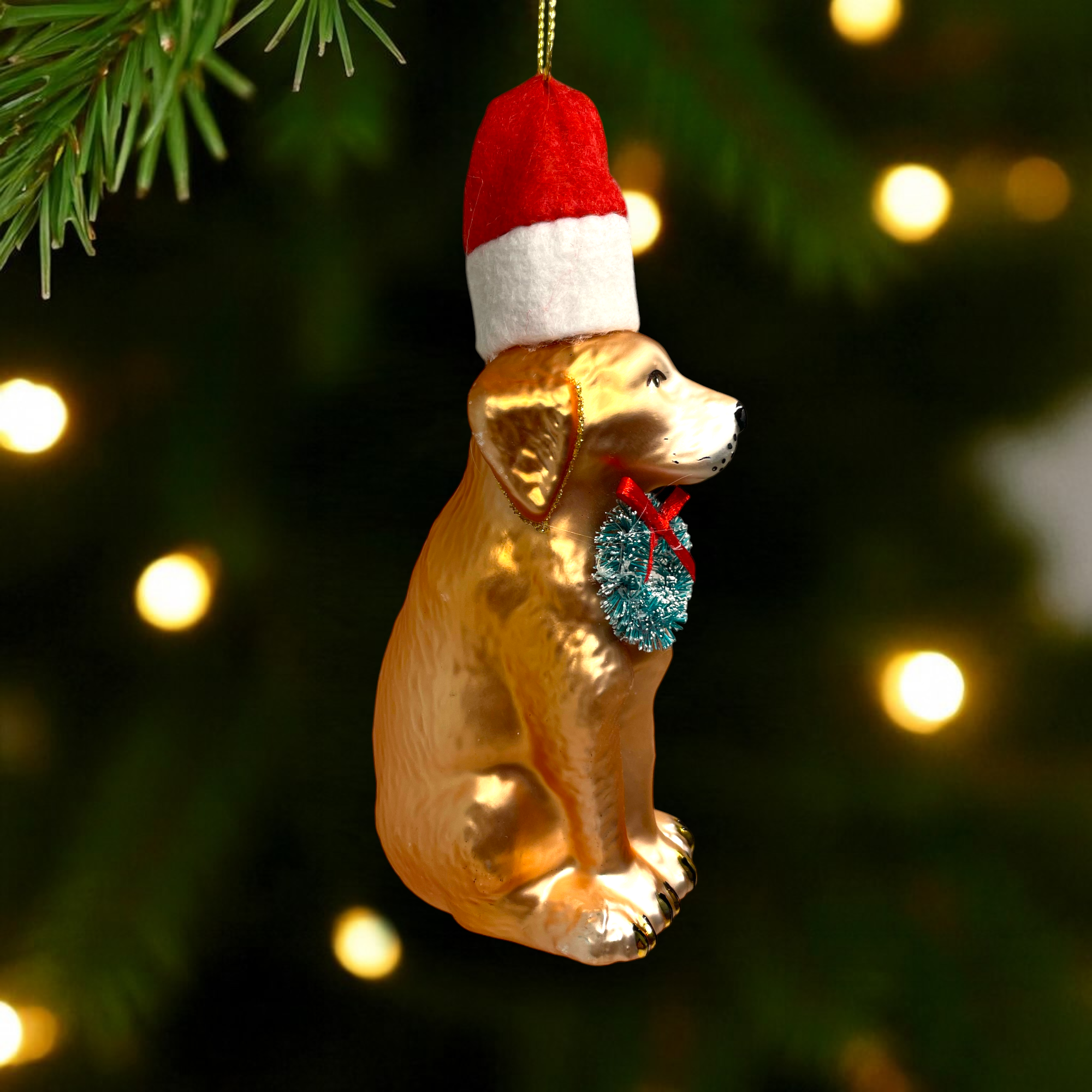 Noel Box - Venta al por mayor Adornos - Adorno Navideño de Perro – Decoración de Vidrio para las Fiestas4