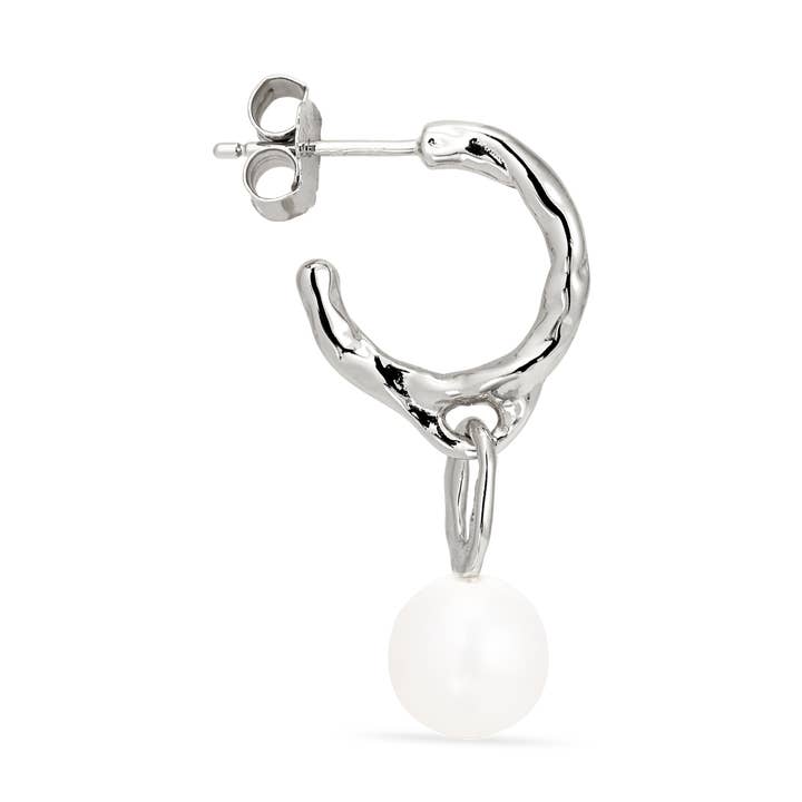 Mary Hoop With Pearl Drop for wholesale by Jane Koenig