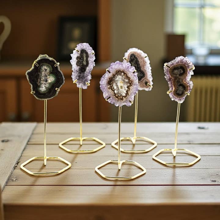 Stalactite d'améthyste sur support pour la vente par Quasar Gems USA