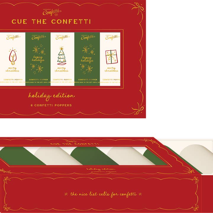 Fram med konfettin: Julutgåva för wholesale av Emergency Confetti
