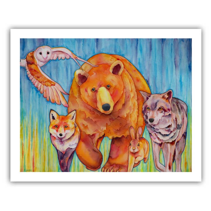 Walking In Unity Print for wholesale by Simply Savory Art