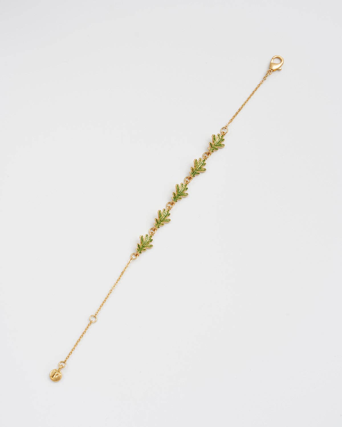 Fable England - Wholesale Charm/Dangle Bracelet - Oak Leaf Gold Bracelet4