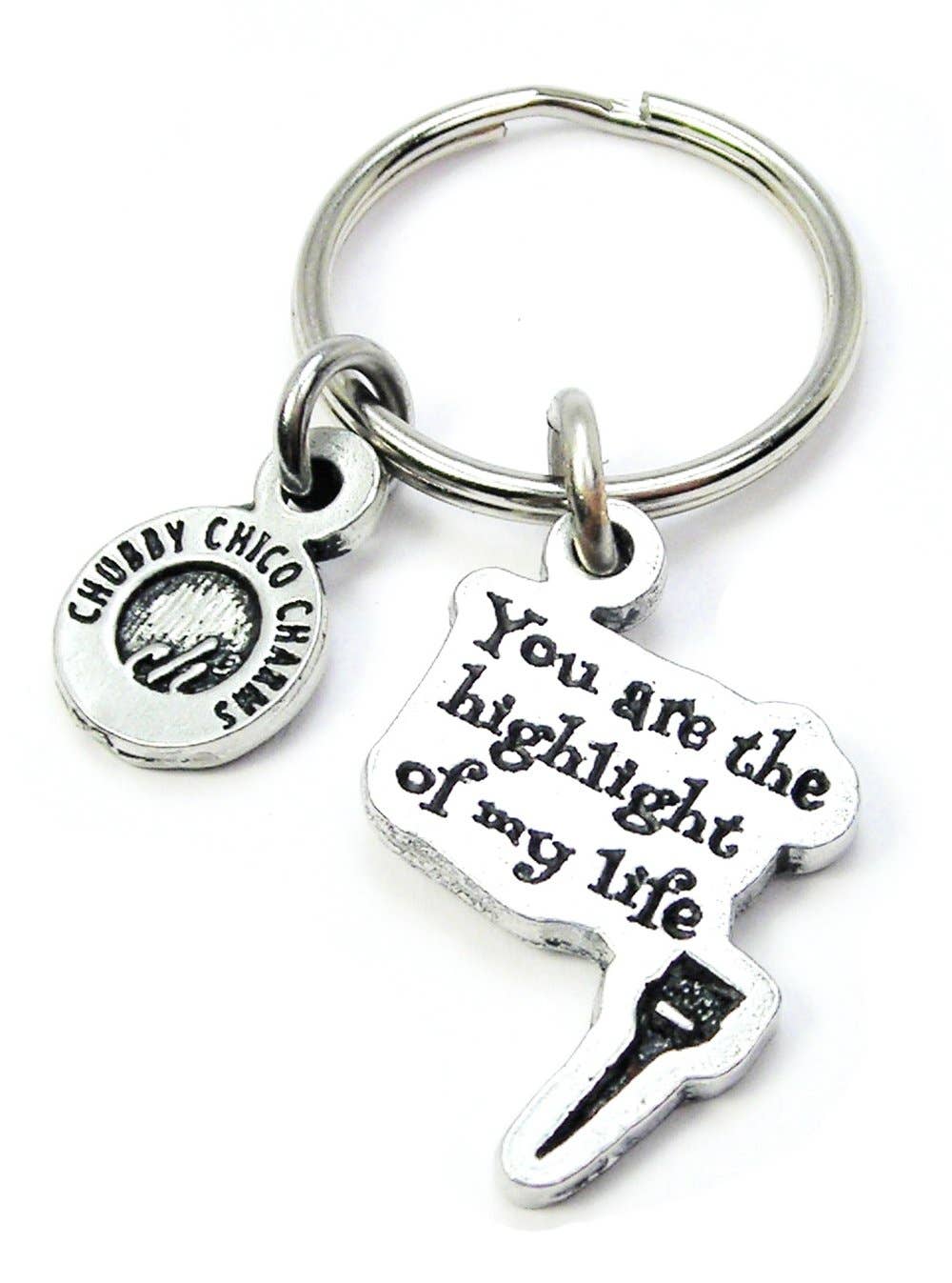 Chubby Chico Charms - Vendita all'ingrosso Portachiavi - Unisex - Portachiavi You are The Highlight Of My Life Salon beauty0