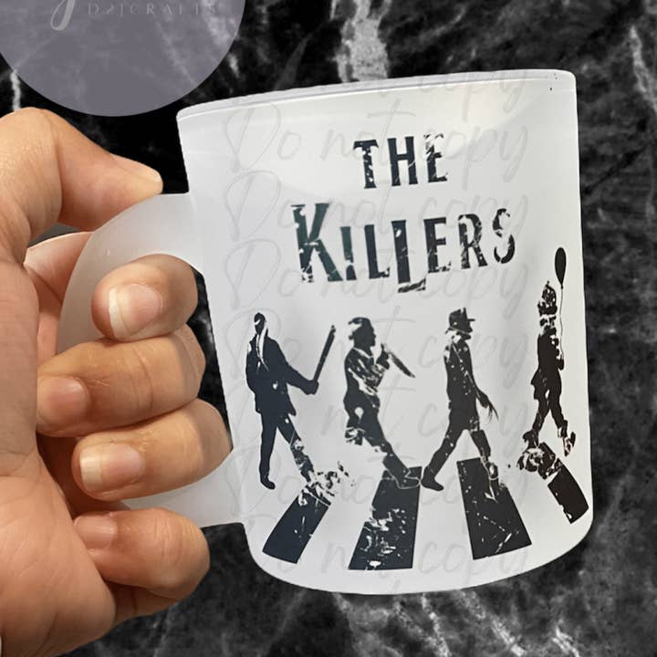 Halloween Killers Spooky Murderers Scary Frosted Coffee Mug for wholesale by D2JCrafts