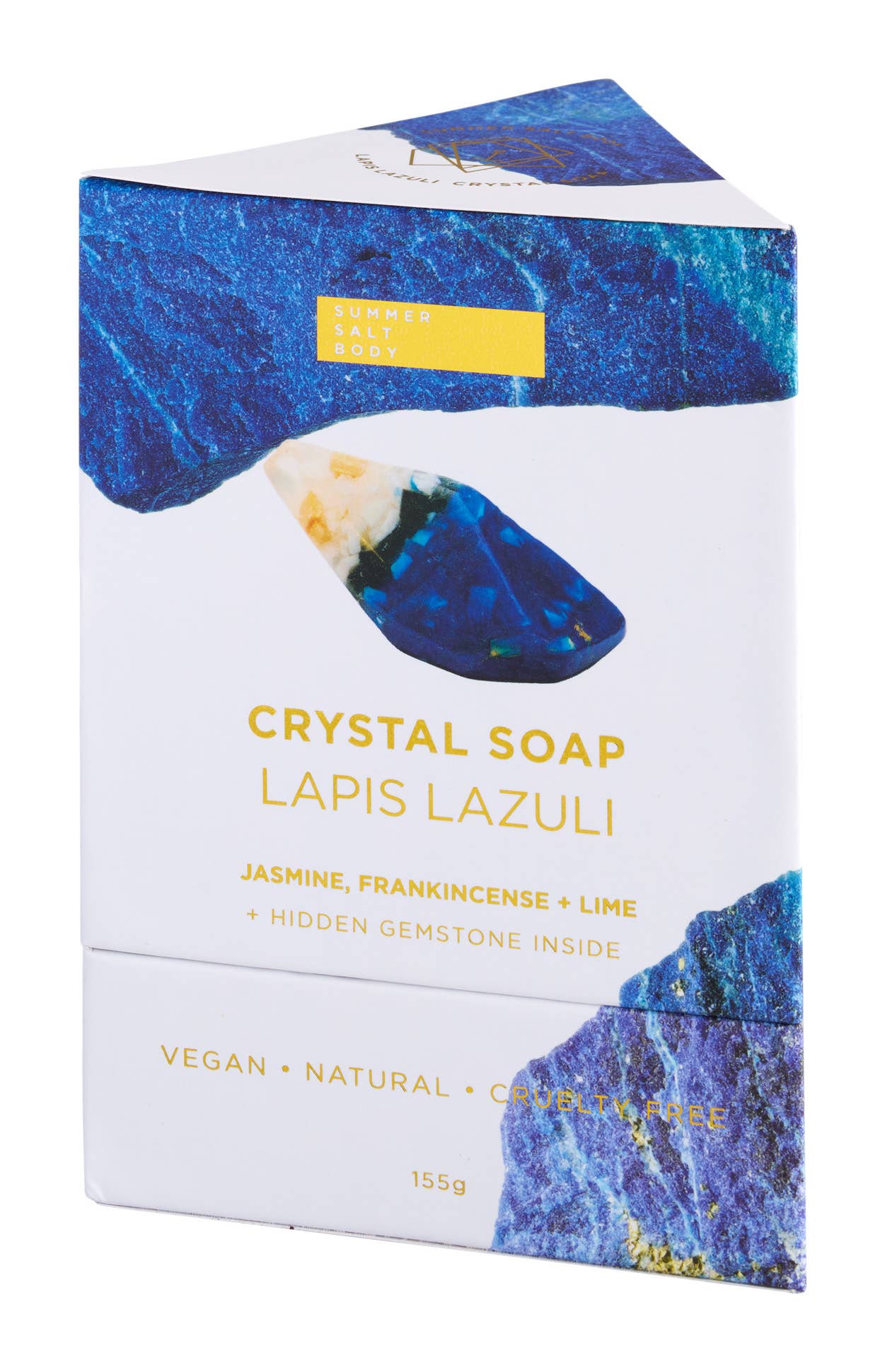 Summer Salt Body - Wholesale Bar Soap - Lapis Crystal Soap - with hidden crystal!2
