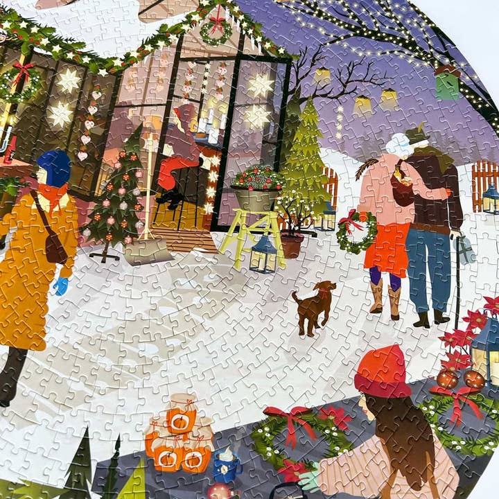 ViSSEVASSE - Wholesale Puzzle - Adult - CHRISTMAS MARKET - JIGSAW PUZZLES - 1,000 pieces5