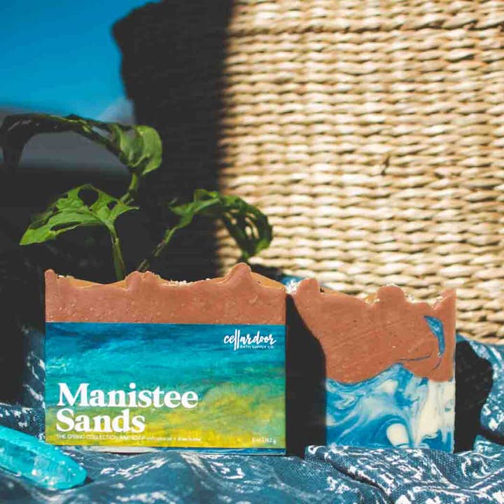 Manistee Sands Bar Soap for wholesale by Cellar Door Bath Supply Co.