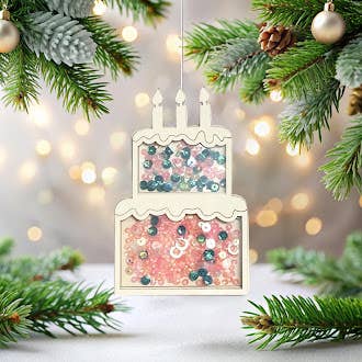 CrafTreat - Wholesale Craft Supplies - CrafTreat 3D Shaker Chipboards - Cake0