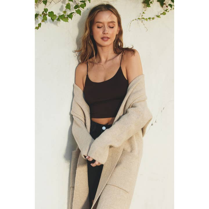 Barely There Cropped Cami Top (1) for wholesale by Dress Forum