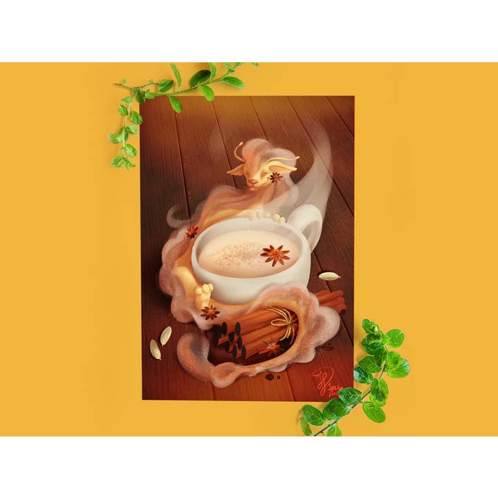 Chai Dragon Artprint for wholesale by Digitaldreamcloud