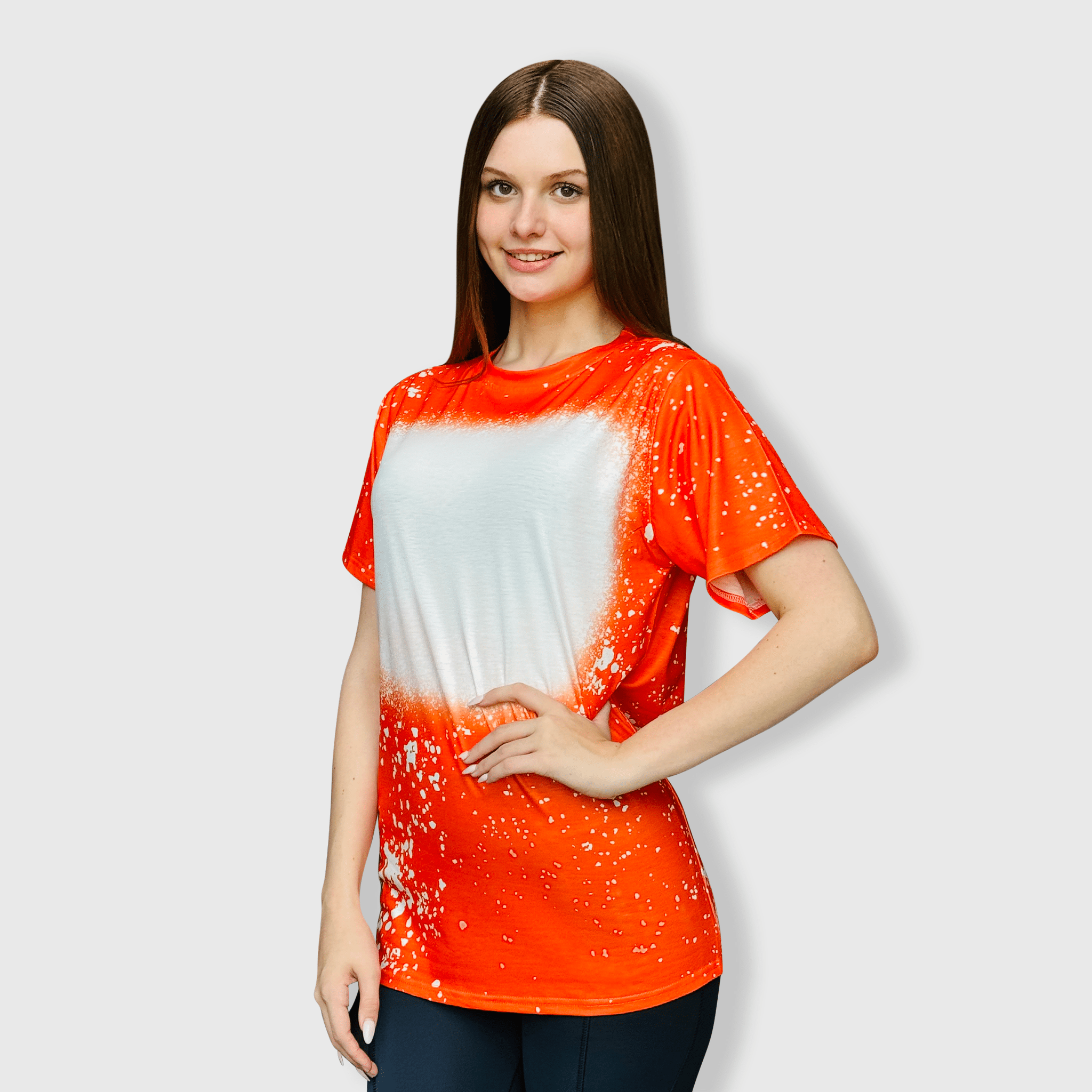 ILTEX Apparel - Wholesale T-Shirt - Women's - FAUX Bleached Tees - Adult39