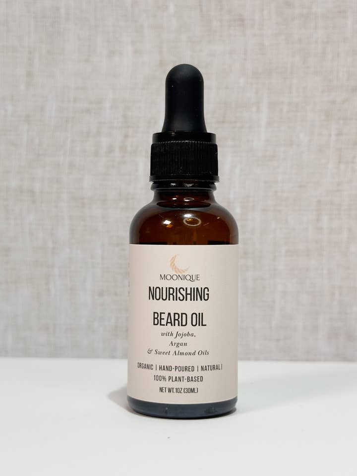 Nourishg Beard Oil | Organic | Handmade for wholesale by Moonique