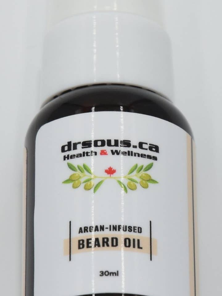 321. HUILE À BARBE À L'ARGAN pour la vente par Dr. Sous