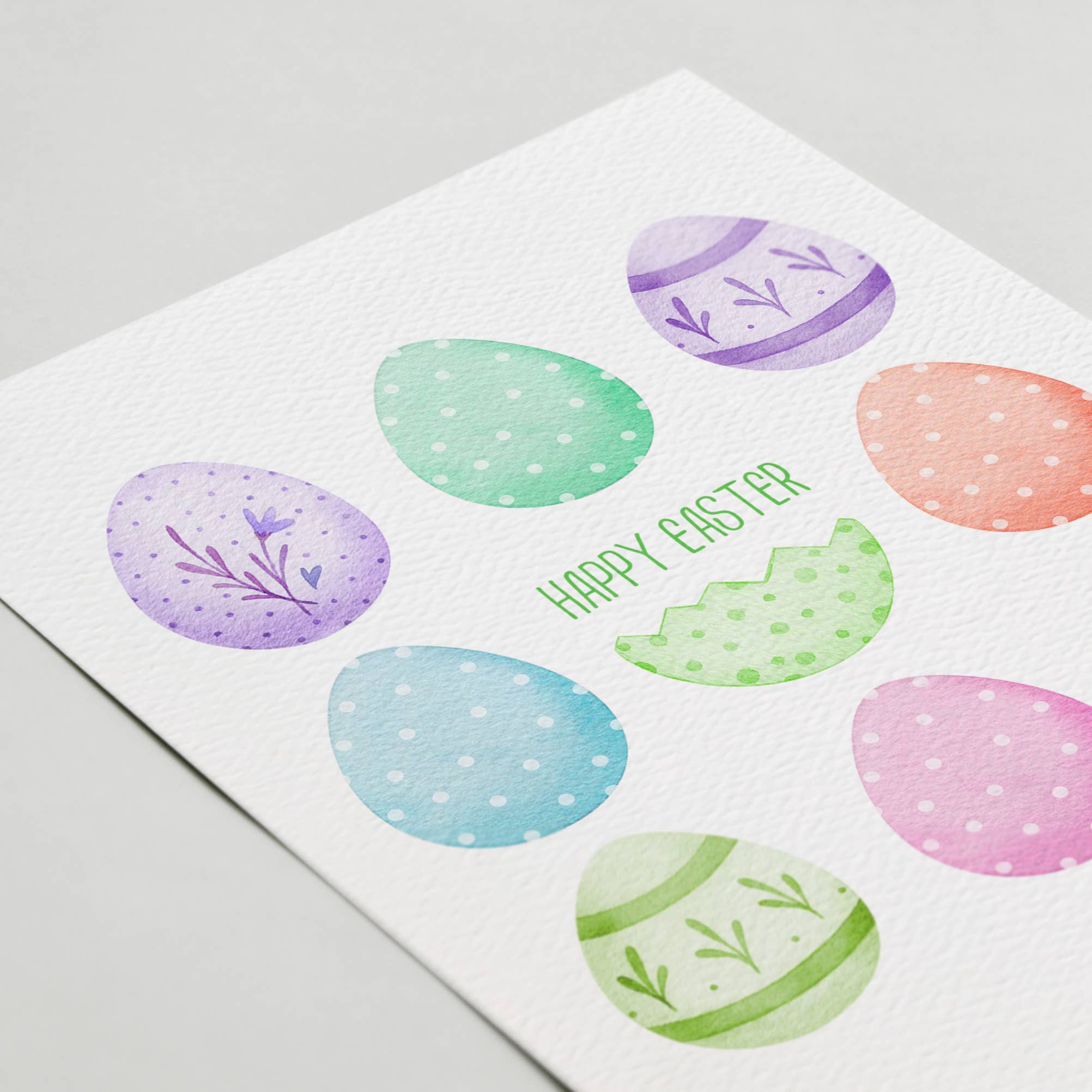 Blue Thistle - Wholesale Easter Card - Happy Easter Card, Easter Egg Card, Eco Friendly1