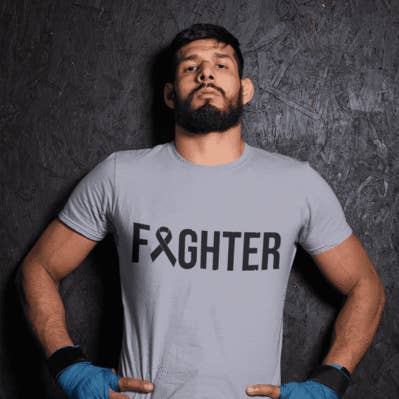 Fight Cancer Maglietta da uomo per la vendita all'ingrosso da parte di Wombacart