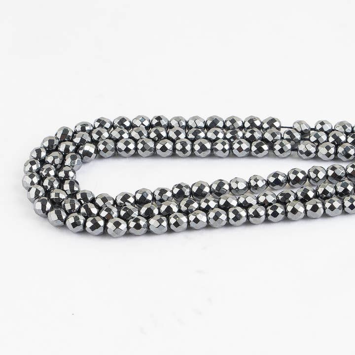 Soothing Crystals Beads - Wholesale Beads - Faceted Beads | Hematite | Crystal Beads for Jewelry5