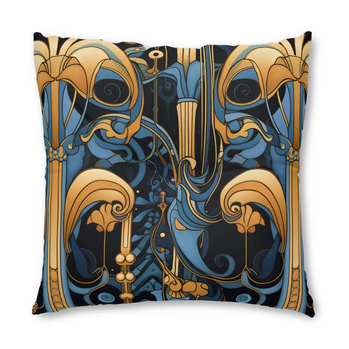 Geoffrey Decartes - Square Floor Pillow for wholesale by Velvet Rust