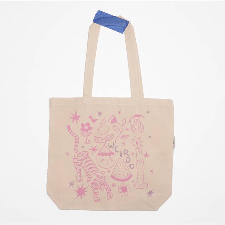 Loud Flower Art Co - Wholesale Tote Bag - Unisex - Weirdo Tote Bag1