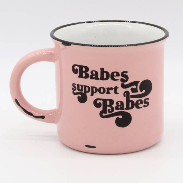 Babes support Babes | Women Support Women | Boss Babe | Hustle | Girl Power | for wholesale by The MAD Mugs