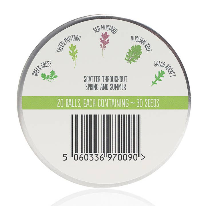 Seedball – wholesale Plant seeds – Salad Mix Seedball Tin2