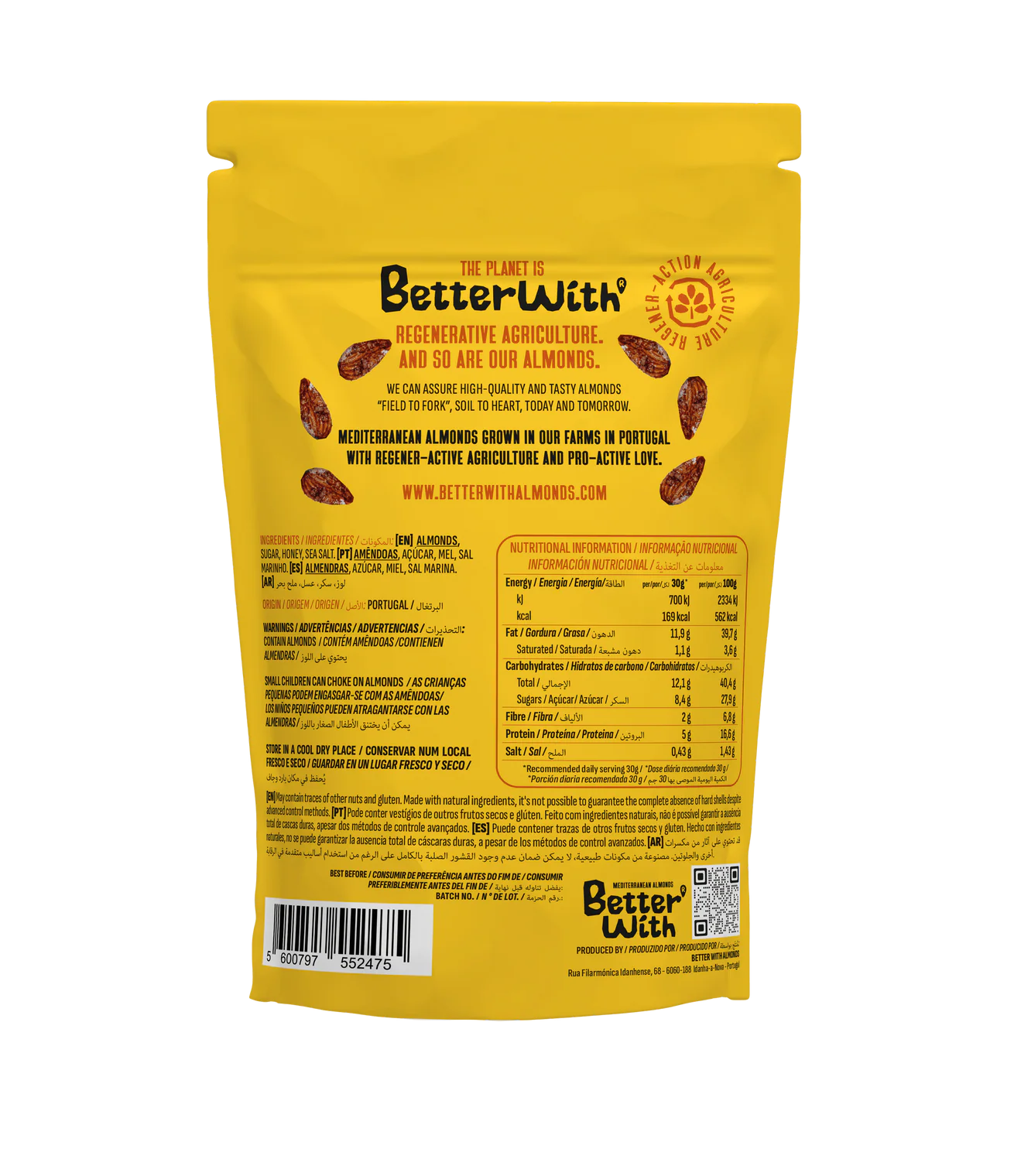 Geocakes - Vente Noix - Amandes d'Idanha au miel et au sel marin - 140g2