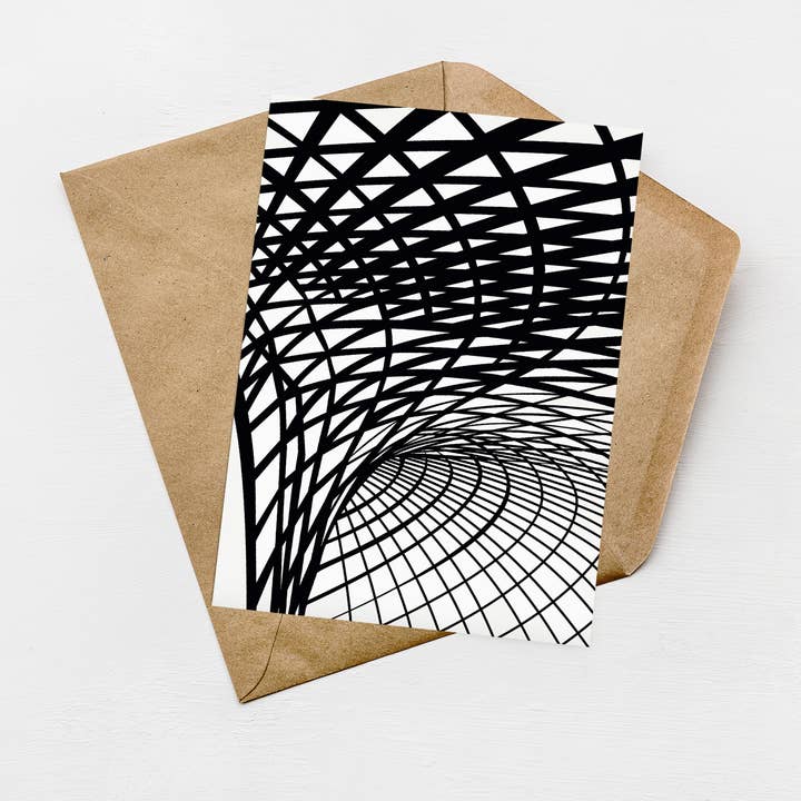 London King's Cross Mini Greeting Cards for wholesale by EYE FOR LONDON PRINTS