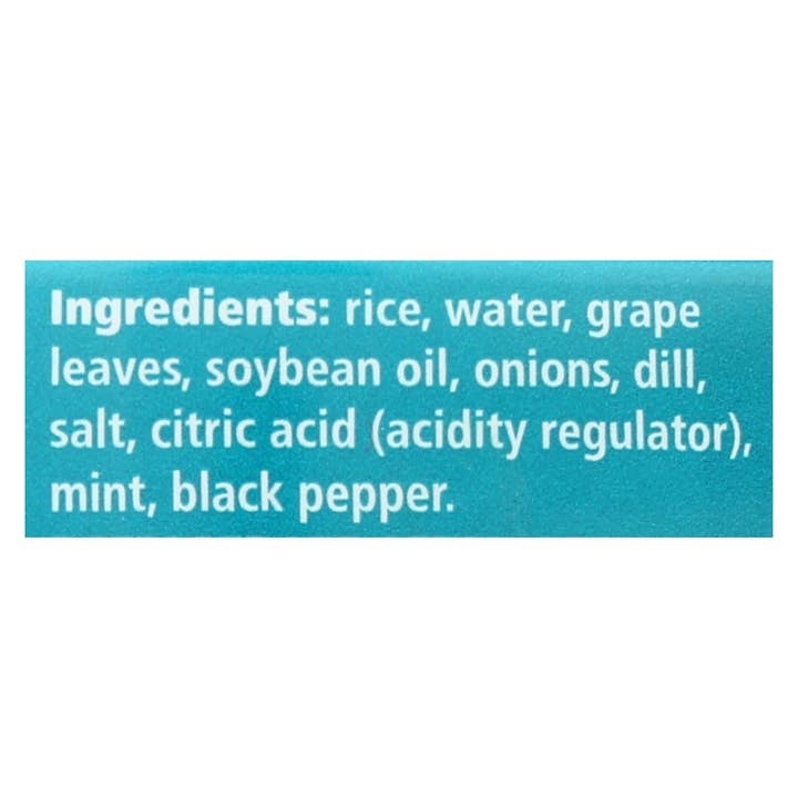 Ware Spark - Wholesale Shelf Stable Prepared Meal - Divina - Dolmas Stuffed Grape Leaves - Case Of 12 - 7 Oz.1