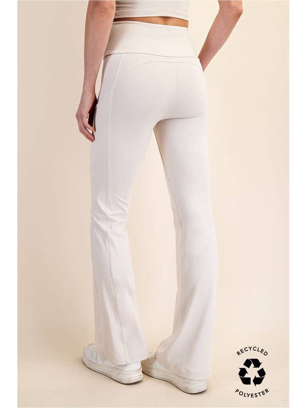 Sunday Morning - Wholesale Athletic/Lounge Leggings - Women's - P016437-HIGH RISE RECYCLED BUTTER FLARED LEGGINGS27