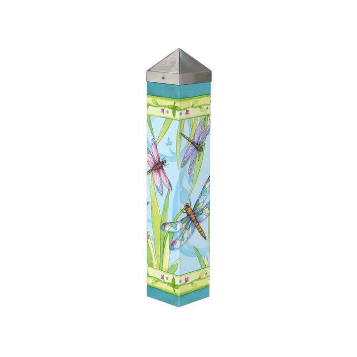 Dragonfly Days 20" Art Pole for wholesale by Studio M