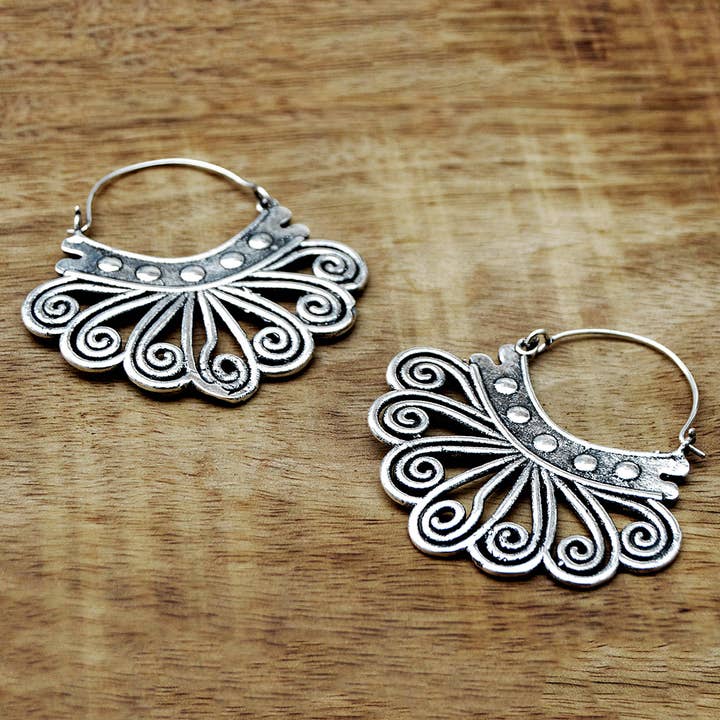 Gypsy Winds Bcn - Wholesale Dangle Earrings - Tribal Silver Earrings2