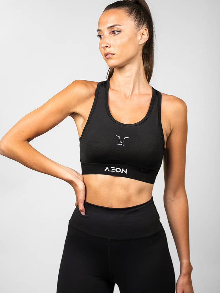 Brassière Gaïa - Noir pour la vente par Aeon