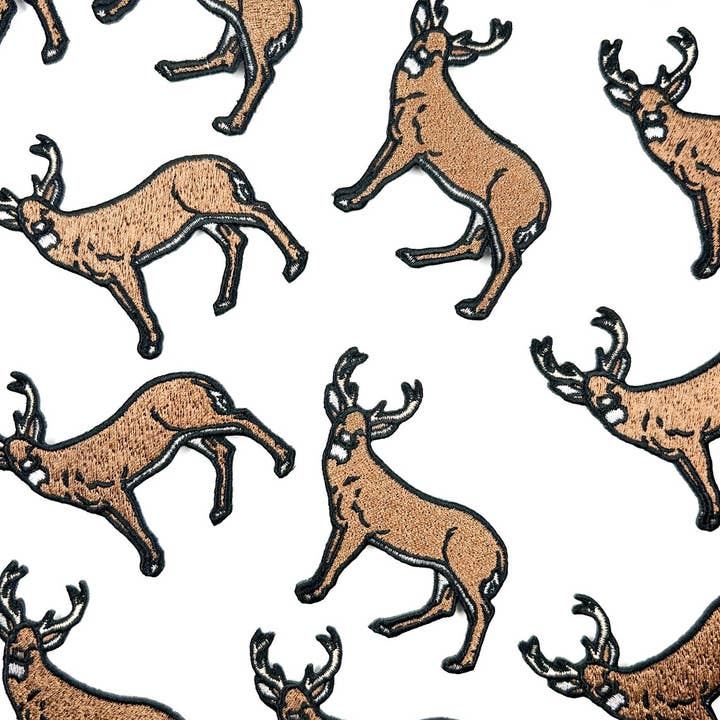 Field Trip Threads – Emblema por atacado – Ferro Bordado de Veado em Patch Hunter, Camo de Caça ao Ar Livre3