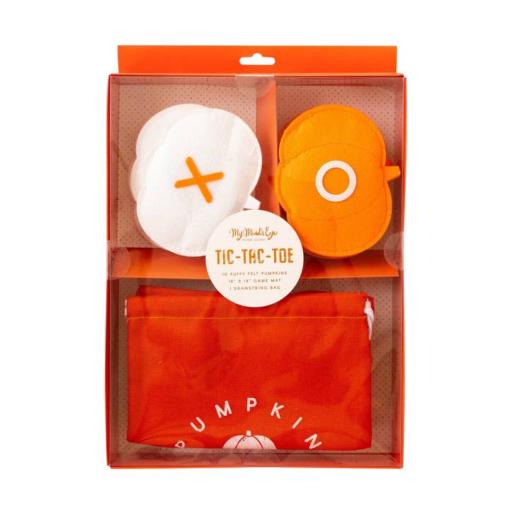 PLHB79 - Juego de tres en raya para Halloween de lona y fieltro para venta al por mayor de My Mind’s Eye