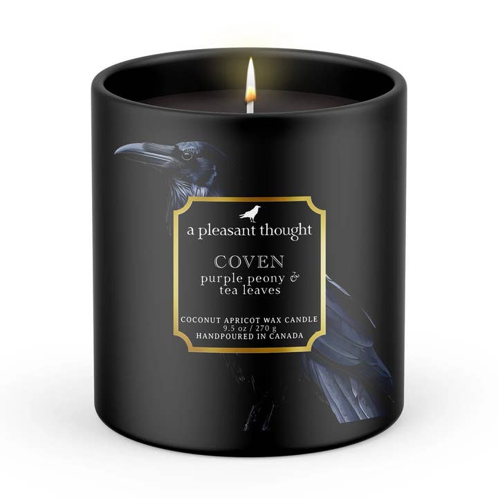 COVEN | PURPLE PEONY & TEA LEAVES | RAVEN CANDLE and other Purchase Wholesale coven. Free Returns & Net 60 Terms on Faire trending on Faire.