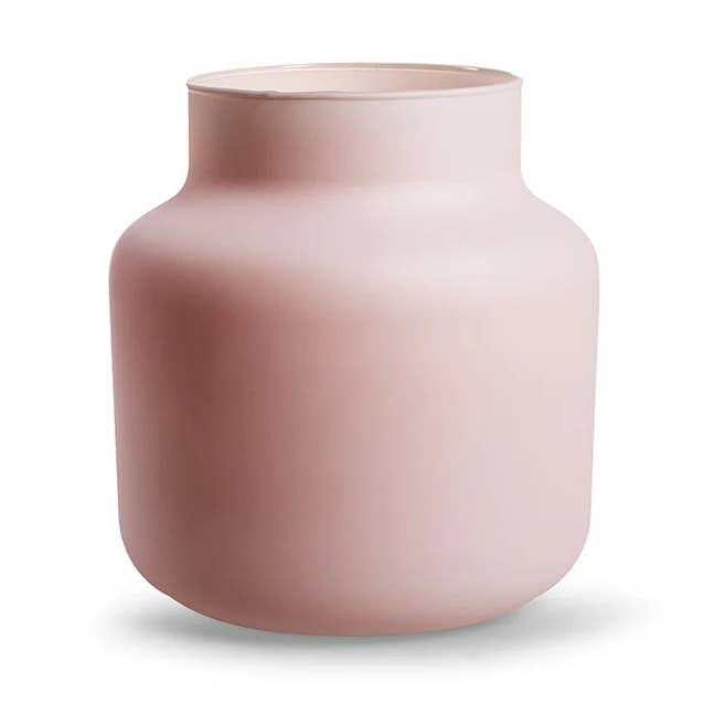 Eco Vase 'gigi' mat lyserød h20 d19 cm for engroshandel hos Growing Concepts