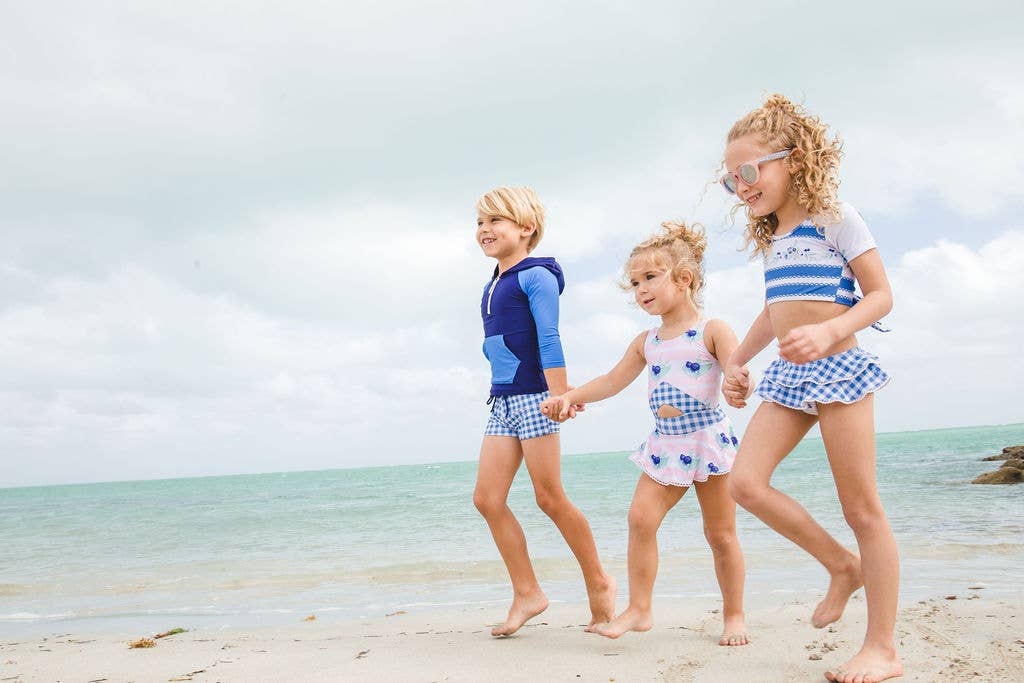 Blueberry Bay - Wholesale One Piece Swimsuit - Kids - Blue Pearl Cottage One Piece6