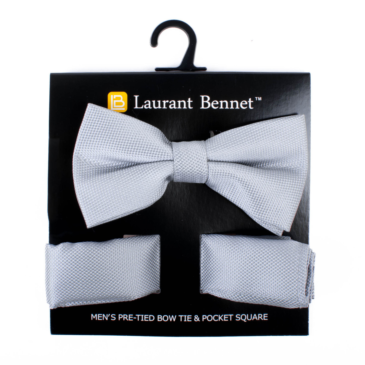 Selini New York - Vente Nœud papillon – homme - Ensemble nœud papillon et mouchoir en polyéthylène tissé pour hommes - BTH630821