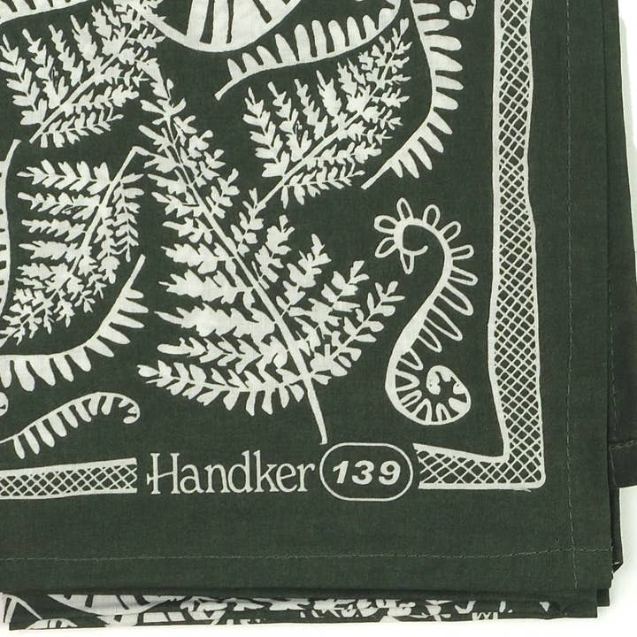 Handker Bandanas - Wholesale Bandana - Unisex - No. 139 Fern Bandana 3