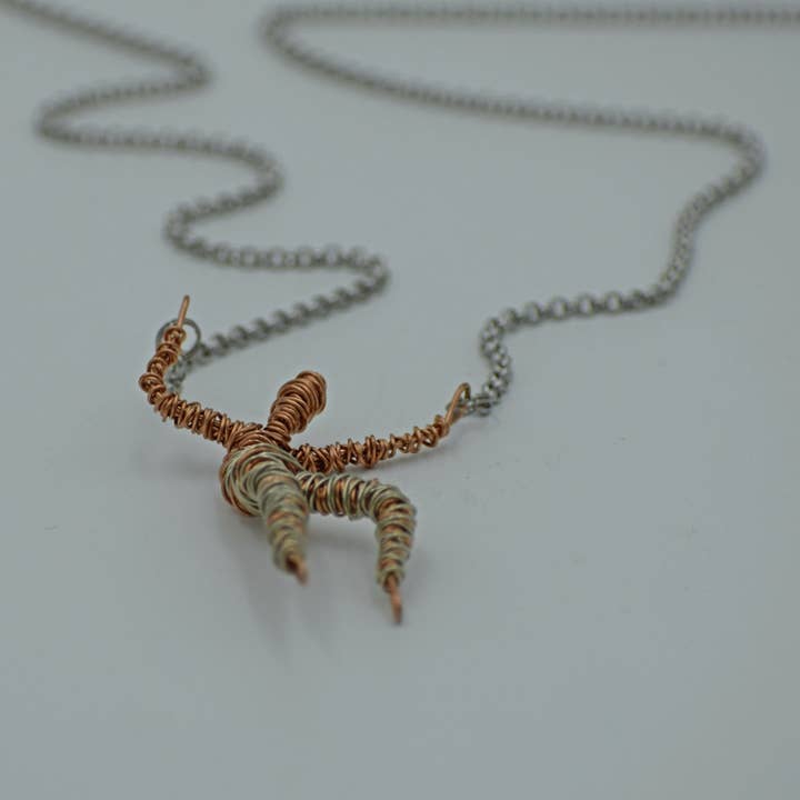 Haritopoulou – Colar pingente/pendente por atacado – Joias modernas em cobre e prata para mulheres3