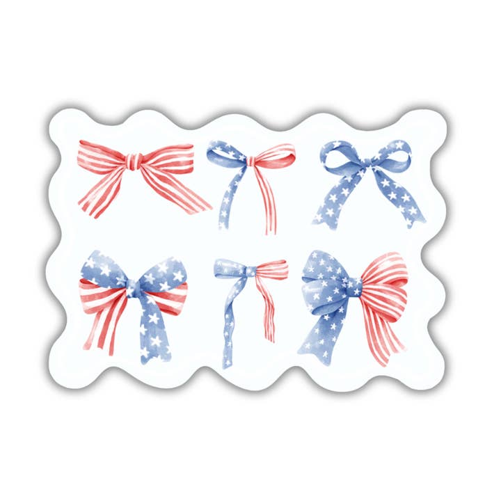 All-American Coquette Sticker for wholesale by Paper Crane Shop