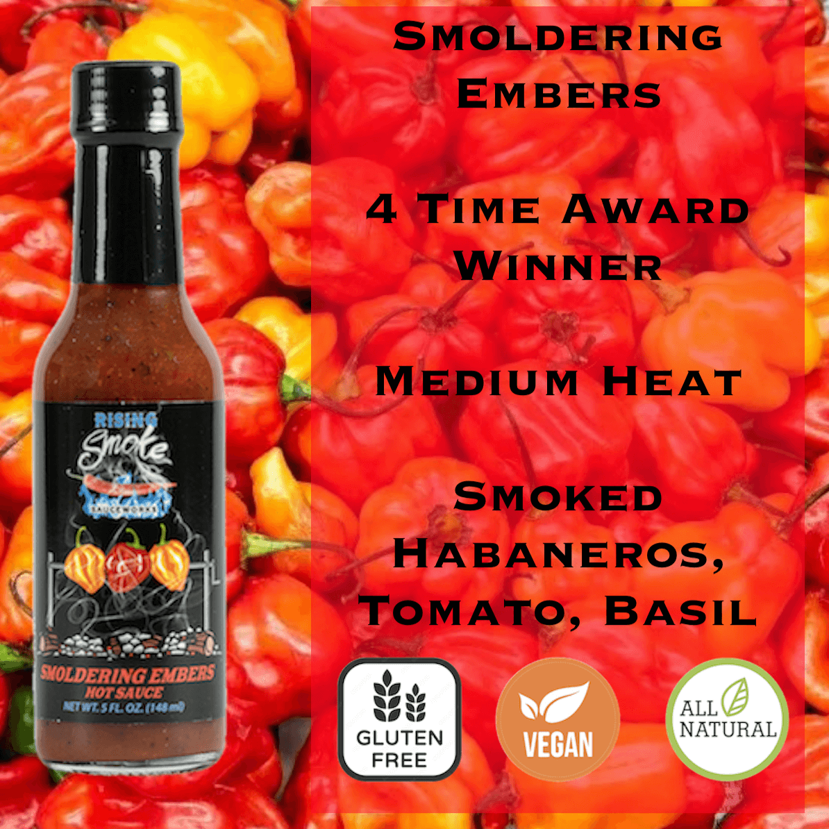 Rising Smoke Sauceworks - Wholesale Hot Sauce - Mixed Case of Medium Hot Sauces1