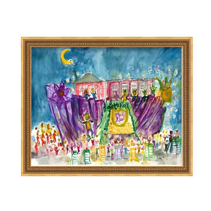 Studio Scinto - Wholesale Art Print - Mardi Gras, Let's Roll!